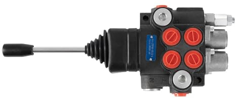 hydraulisches Richtungsventil Hydraulisches Wegeventil mit 2 Spulen, 11 GPM-Motoren, Spulen, 3600 PSI, Doppelzylinder-Traktorlader-Hydraulikverteiler