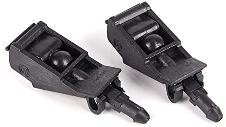 MObyat Scheibenwaschdüsen Kompatibel Mit VW Für Eurovan T4 T5 2003 2004 2005 2006 2007 2008 2009 2010 2011 2012 2013 2X Auto Wischerdüse Frontwischer Waschdüsen Set 6RD955985