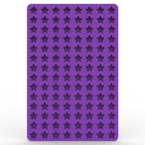NALora Backmatte Hundekekse Mini Knochen Silikon Backmatte Backform Herzenbackform Leckerlis, Knochenbackform, Pralinenform, Antihaftend und Lebensmittelecht (BPA-Frei) (Lila)