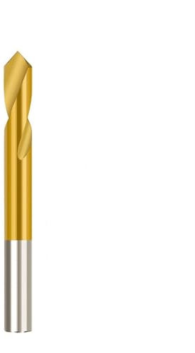 Fasenfräser aus Vollhartmetall, 3/4/5/6/8/10/12 mm Schaft, 90-Grad-Fase-Schaftfräser, HSS-Anbohrer, 2 Nuten, V-Nut-Fräser, CNC-Fräser(90DegreexD10x29x79L,5PCS)