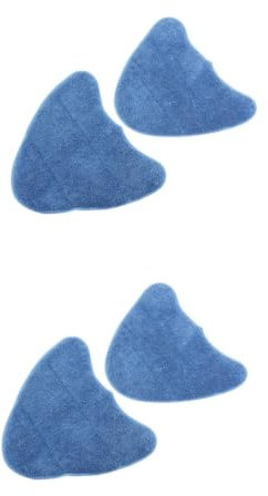 ABOOFAN 4 Stück Ersatzpads Für Dampfreiniger Waschbare Moppköpfe Bodenwischer Aus Mikrofaser Waschbare Wischpads Wiederverwendbarer Bodenwischer Wischpads Aus Mikrofaser Ersatzpolster