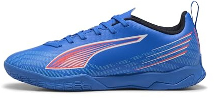 PUMA Chaussures de Futsal Ultra 6 Play Enfant et Adolescent 38, Ultra Blue White Glowing Red