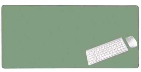 Matcha Green Mouse Mat 700x300x3 mm Mouse Pad, Desk Mat Large Mousepad, Gaming Mouse Pad with Anti- Slip Rubber Base, Waterproof&Durable Mousemat Extended Mouse Pad for Office Desk Decor, Gift S-9948
