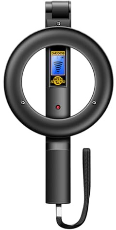 Detector de Metales pequeños, Detector de Metales portátiles - Tester de Metal portátil Plegable, escaneo de 360 °, alertas audibles y de vibración - Dispositivo de detección de Alta sensibilidad pa