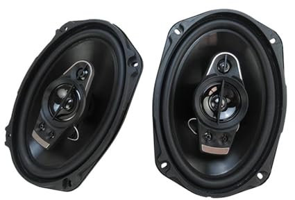 Altoparlante Tromba 2 pezzi 6X9 pollici (2X750W) 1500W 5 vie stereo per auto altoparlante coassiale a frequenza completa, per sistemi audio di adattamento