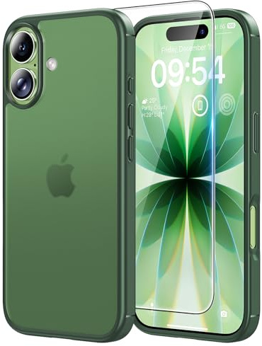 TAURI for iPhone 17 Case, Matte Green