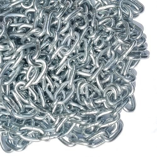 LAJIAOZ Heavy Duty Garage Door Chain Hoist, Metal Chain, 26 Feet x 3/16 Inch