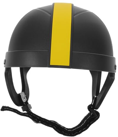 UTHCLO Adjustable Small Dog Helmet Lightweight Abs Motorcycle Pet Safety Hard Hat with Ear Holes Inner Liner for Outdoor Riding Biking Cats and Dogs Head Protection