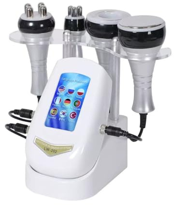 Cavitation Machine 40K Radio Frequency RF 4 in 1 Body Sculpting Machine, Skin Rejuvenation Home Use Spa Skin Care Tool Face Neck Arm Waist Thigh and Buttock (4 in 1)