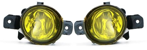 JHMHCOQ Luz De Niebla Antiniebla Faros Antiniebla Blancos/amarillos Para Clio Para Grandtour Para 2/II Para 3/III Para Koleos (HY_) 2008 2009 2010 2011 2012 2013 2014 2015(Yellow Halogen)