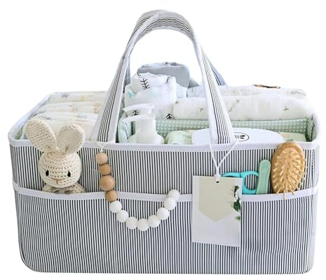Organisateur de Sac de Rangement Léger pour Chambre de Bébé | Bac Organisateur de Pour Laits de Toilette, , Bouteilles d'Eau, en Voiture, Sorties et Courses