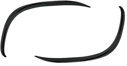 Mini Spoiler Wing Passend für Mercedes für Benz C-Klasse W205 S205 A205 C205 C200 C220d C300 2018-2021 Frontstoßstange Splitter Spoiler(Black A)