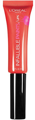 L'Oreal Paris Cosmetics Infallible Paints/Lips, Cool Coral