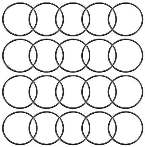 sourcing map 20 Stück Nitrilkautschuk O-Ringe 40mm AD 36mm ID 2mm Breite | Metrische Dichtungsringe