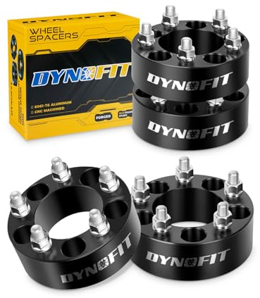 2 inch 5x4.5 Wheel Spacers for XJ KJ KK TJ ZJ, dynofit 80.5mm Hub Bore, 1/2-20 Thread Pitch 5x114.3 Forged Spacer for Cherokee Explorer Wrangler Mustang Liberty Grand Cherokee Falcon