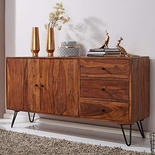 KADIMA Design Sideboard Landhaus Kommode Holz Massiv Anrichte Standschrank Neu