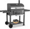 BBQ Grillwagen xxl, Holzkohlegrill mit Deckel & 2PCS Räder, Standgrill, inkl. Schornstein, Thermometer, Grillrost, Smoker für Camping BBQ und Garten, Grau Holzkohlegrill, 152x136x60cm Grill