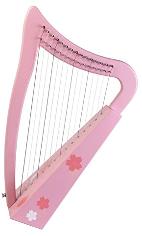 Harfen Harfe 15-saitige Harfe Anfänger Saiteninstrument Tragbare Professionelle Harfe (Color : 6)