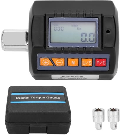 Spacnana Digital Display Torsion Meter, ZNC-200 Portable Wrench Adapter for Tightening and Disassembly Control Forces, 20200N.M, Wrench, with 4 Kinds of Torsion Units and 3 Working Modes,