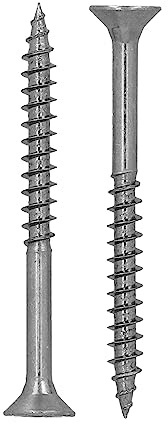 HELPMATE – Universalschrauben mit Senkkopf 4,5x50 mm – Edelstahl A2 rostfrei – 300 Stück Holzschrauben mit PZ 2‑Antrieb und Teilgewinde – für Innen‑ und Außenbereich