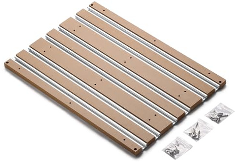 Genmitsu 4040 Aluminum & MDF Hybrid Spoilboard Table for 4040-PRO CNC Router Milling Machine, 420 x 600 x 20.5mm