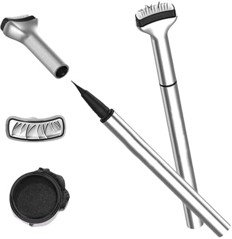 Moguri 2-in-1 Eyeliner Unterer Wimpernstempel, Lazy Lash Stamp mit wasserfester und wischfester Tinte, mit Wimpernstempel, wiederverwendbares Wimpernstempel Tool