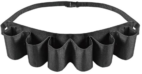 GNHG ceinture biere，Ceinture Porte-bière Portable avec 6 Poches, ceinture de bière portable，porte-bouteille de bière pour le camping, la randonnée, les fêtes en plein air