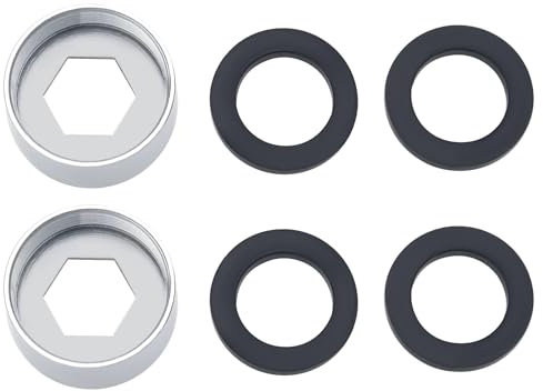 OTOTEC 2 Sätze NPT M24 Mm Innengewinde Transfer Zu M24 Mm Innengewinde Wasserhahn-Adapter für Badezimmer Küche Wasserreiniger Adapter NPT F24 Zu F24 Schlauchanschluss