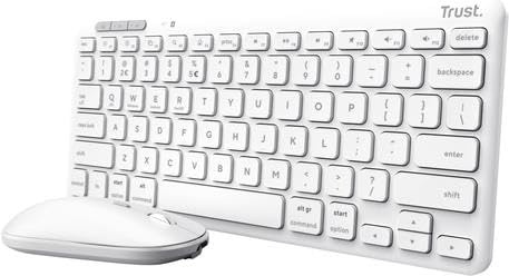 TRUST Lyra Wireless Keyboard & Mouse White DE