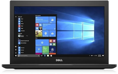 Dell Latitude 7280 Business Laptop, 12.5-Inch Notebook, Intel Core i5-6300U, 16GB DDR4 RAM, 256GB SSD, UK Keyboard, Win 11 Pro (Renewed)