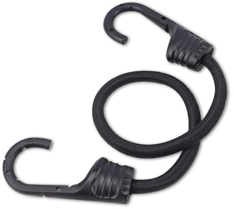 KINDPMA Spanngummi mit Haken, Expander mit Haken 10 Stück, Verschiedene Universalgrößen Gepäckspanner mit Haken, Extra Stark Spanngurte mit Haken für Tarps Fahrräder Motorräder Auto Ladung, (45CM)