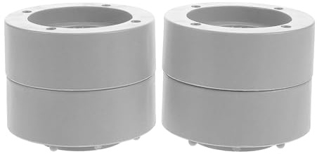 Operitacx 4pcs Slip Washing Machine Rubber Feet Pads Shock Absorbing Base for Washers Dryers Grey Vibration Dampers Elevate Appliances Reduce Noise Fit