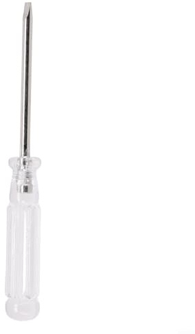 Práctico juego de mini herramientas de reparación que incluye 3 destornilladores ranurados y cruzados de 74 pulgadas (destornillador ranurado)