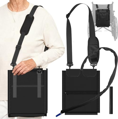 Sac De Cathéter 1500ml, Couverture De Sac Urinaire Avec Protection De Tube De Cathéter Et Sangle Réglable 57-84cm, Convient Aux Fauteuils Roulants Et Aux Sacs Bandoulière