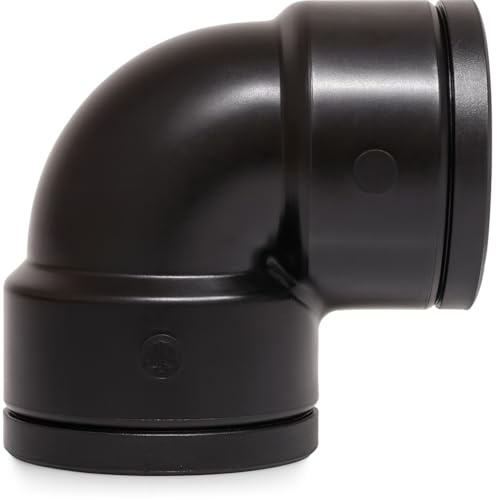 Gomito Filettato Femmina-Femmina PP PN10 – Ø 1 x 1 – Curva a 90° – Confezione da 5 Pezzi – Raccordi Idraulici Resistente a Pressione – LEMAG SRL