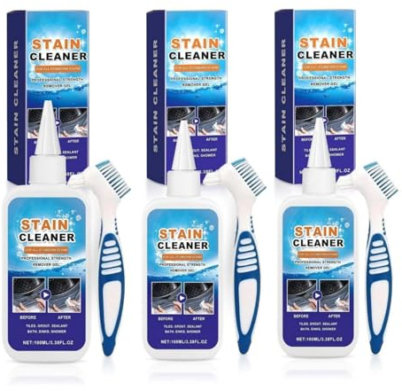 Eliminación De Manchas Domésticas De Gel, limpiador de juntas de 100 ml, Limpiador De Lavadora Para Limpiar La Lechada, azulejos, frigoríficos, ventanas, baños y fregaderos de cocina