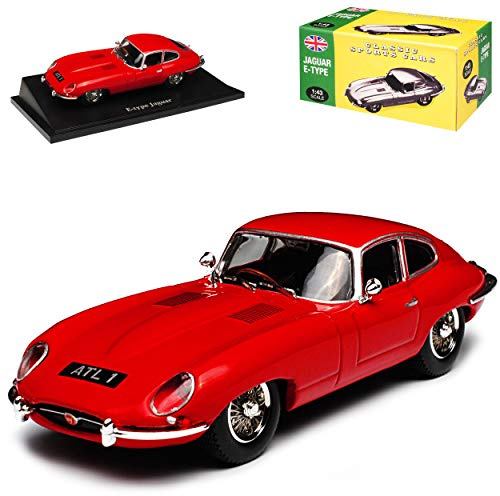 Jaguar E-Type Coupe Rot 1961-1974 1/43 Atlas Norev Modell Auto