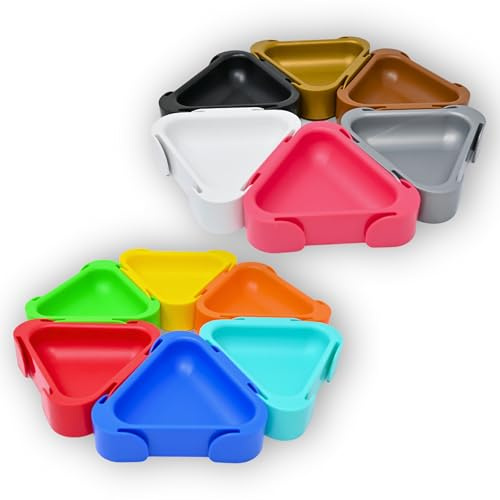Boardgame Stuff – 12er Set Token Schälchen - Brettspiel Zubehör - Aufbewahrungsschälchen für Brettspielzubehör - Ressourcen Schalen für Brettspiele - Aufbewahrung für DND Coins - Token Trays - Chips
