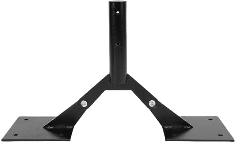 Naroote Heavy Duty Carbon Steel Weathervane Roof Mount, Adjustable Wind Vane Bracket with Mounting Hardware, Roof Installation, Ideal for Cupola Shed Barn Yard Antenna Flagpole