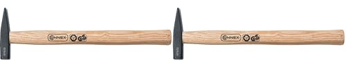 Connex Schlosserhammer - 100g Kopfgewicht - Robuster Holzstiel - Maximale Schlagkraft - Für Profis & Heimwerker/Hammer klein/Mini Hammer/Holzhammer / COX600010 (Packung mit 2)