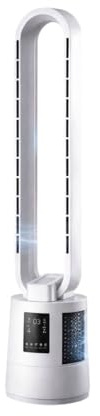 TexLom Ventilatore Senza Pale a Torre 1m Ventilatore con Filtro al Carbonio, Potenza 80W, Telecomando Incluso Display LED, Timer 8 Ore, Oscillazione 40° e Modalità Notte