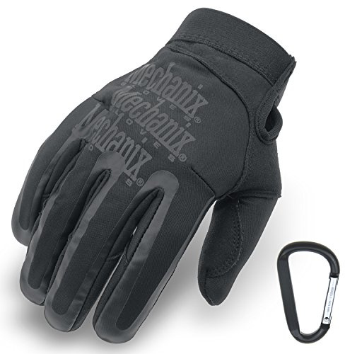 MECHANIX WEAR Element Einsatz-Handschuh, winddicht, wasserabweisend, Touchscreen-fähig + TS Tactical Gear-Karabiner, Original Glove