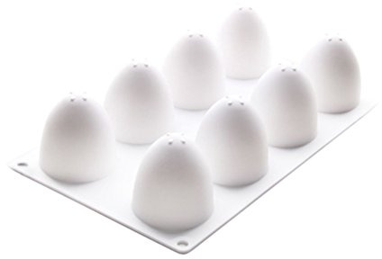 8 Griglia a forma di stampo silicone Back Strumenti per Chiffon Mousse torta al cioccolato caramelle