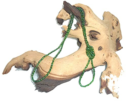 SSH-Design - lange Kette - Knotenkette - grün -