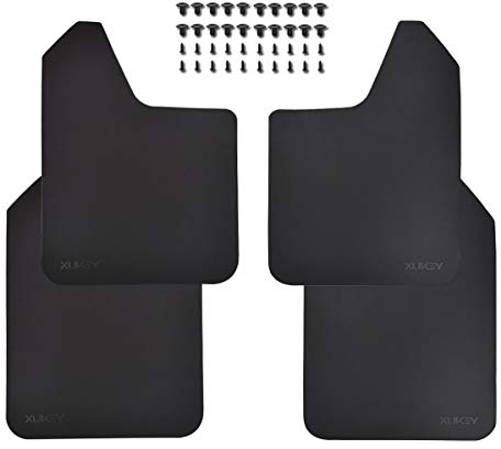 XUKEY 4pcs WIDE Universal Mud Flaps For Car Pickup SUV Van Truck Mudflaps Splash Guards Mudguards Dirty Traps Fender Flares W/Clips