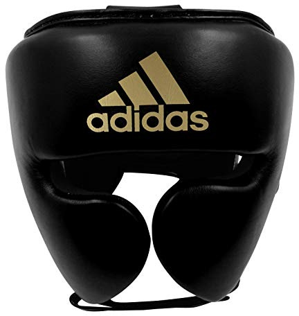 adidas Adistar Pro Head Gear Black/Gold Größe XL