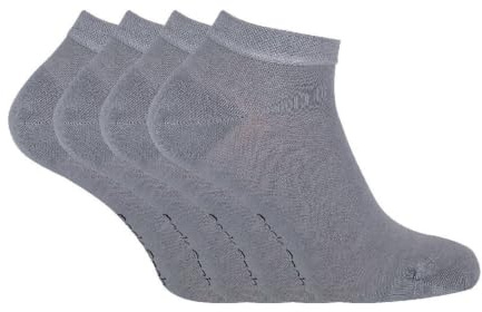 sock snob – 4-pack män och kvinnor andas bambu kvarts kort sneakers strumpor för sommar