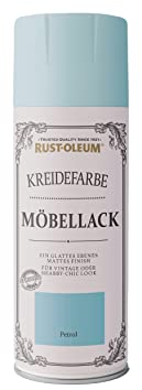Rust-Oleum Sprühlack Kreidefarbe 400 ml Petrol - Premium Möbellack - ideal für Möbel und Holz - Sprühdose - Holzlack - Spraydose - Lackspray
