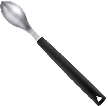 triangle Quenelle-Löffel groß mit langem Griff, Spirit - Edelstahl | Edelstahl, für 8 cm Nocken/Quenelles, GreenGrip-Griff, spülmaschinengeeignet, Made in Solingen/Germany