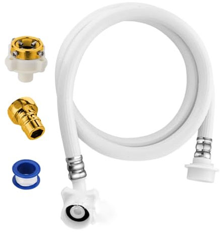 Washing Machine Hose, PVC Water Inlet Hose, Anti-Burst Washing Machine Hoses, Hot And Cold Water Supply Hose, Long Machine Drain Hose, Connection Hose
